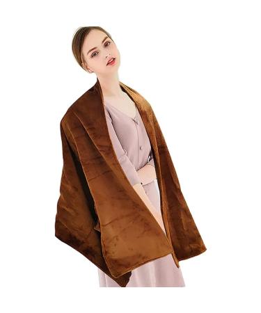 Jqual heating blanket USB electro-heating ceiling scarf 3 heating settings coral fleece heating ceiling heating blanket for home office car anniversary