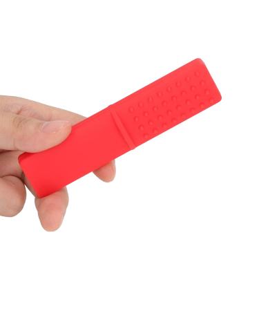 Infant Teether Chew Toy - BPA Free Dishwasher Safe Freezable Bite Resistant Baby Teether for Newborns - Red - Buy Online on GoSupps.com