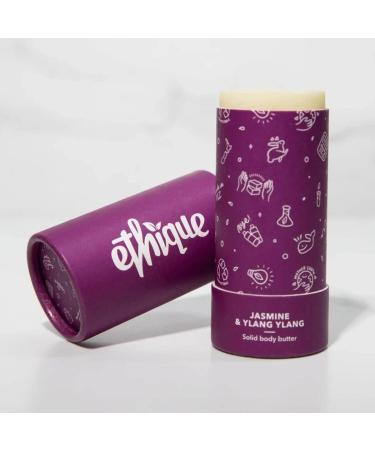 Ethique Nourishing Jasmine & Ylang Ylang Butter Block - 3.53 oz | Vegan, Cruelty-Free, Eco-Friendly Moisturizing Tube - Buy Online on GoSupps.com