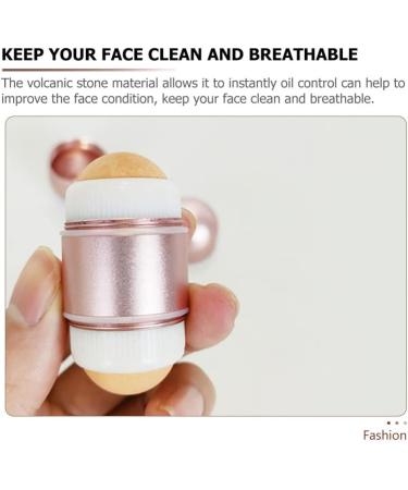 FOMIYES Oily Skin Care Roller Volcanic Stone Oil Absorbing Stick Face Massager Tool Oily Skin Rolling Volcanic Stone - Buy Online on GoSupps.com