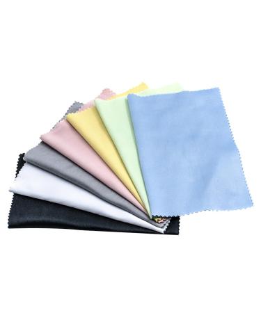 20 Pcs Large Glasses Cleaning Cloths Microfiber Cleaning Cloths Small Eyeglass Cleaner Cloths Cloth Eye Glasses Cleaner Wipes for Eyeglasses