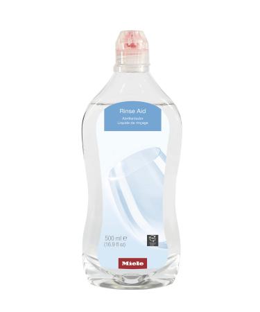 Miele Dishwasher Rinse Aid, for Optimal Drying and Sparkling Finish with Glass Protection Formula, 17 oz 1 Basic Bottle