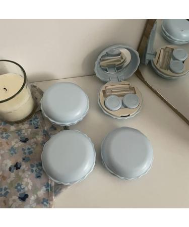 Miedeon Travel Contact Lens Container Set - 6-Piece Portable Etui for Easy Lens Storage - Blue - Buy Online on GoSupps.com