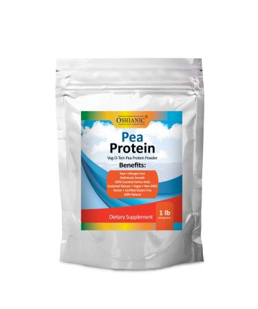 Oshianic Pea Protein 1lbs | Kosher| Vegan| Easily digestible| Vegetarian Protein Source