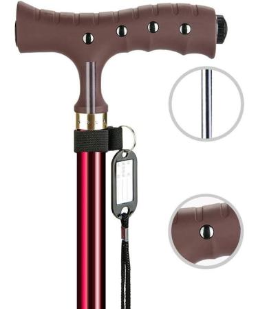 Cane Elderly Walking Stick Anti-Slip Multi-Function Telessquat Four Feet Stable Walking Stick - Buy Online on GoSupps.com
