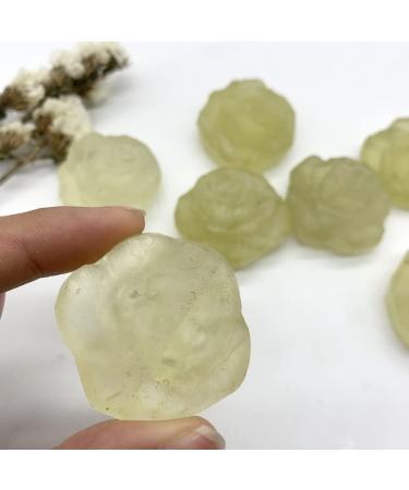 Natural Crystal Rough Home Decoration Natural Yellow Crystal Citrine Rose Flower Shaped Carved Handmade Crystal Gems Gifts Natural and Crystals s - Buy Online on GoSupps.com