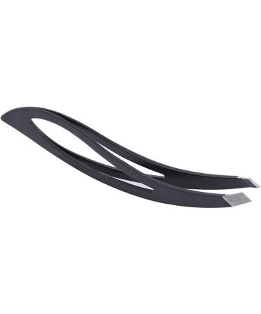 NBGGFF Tweezers Eyebrow tweezers Stainless steel bevel flat point hair removal professional eyebrow tweezers Schwarz - Buy Online on GoSupps.com
