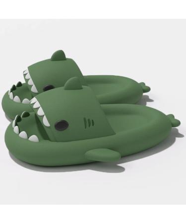 Sistke Hai Shark Slides for Kids - Cute Summer Flip-Flops & Sandals for Boys & Girls - Beach & Bathing Slippers 28/29 EU Green - Buy Online on GoSupps.com