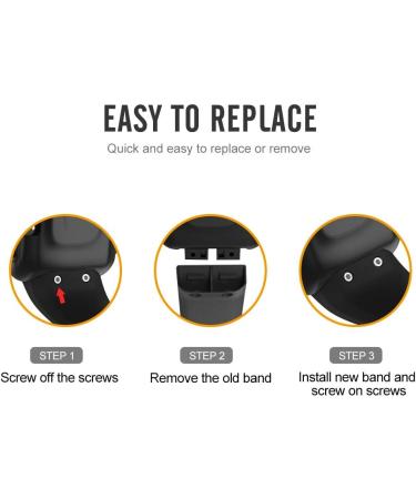 Meifox Silicone Replacement Band for Garmin Forerunner 35 Watch - Black - Buy Online on GoSupps.com