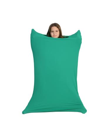 Sensory Owl Full Body Sock - ADHD Autism Stress and Anxiety Relieve - Deep Pressure Stimulation - Sensory Exercise Therapy Toy - Strong Super Soft Lycra Wrap - Green Size XL Green XL - (max 165cm)