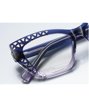 Vintage Blue Light Blocking Reading Glasses - TR Frame Clear Vision Flat Light Mirror Eyewear 1.50 C1 - International Shipping Available - Buy Online on GoSupps.com