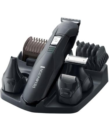 Remington Personal Groomer Edge PG6030 - Ultimate Facial & Body Hair Styling Set with 4 Attachments - Black - Buy Online on GoSupps.com