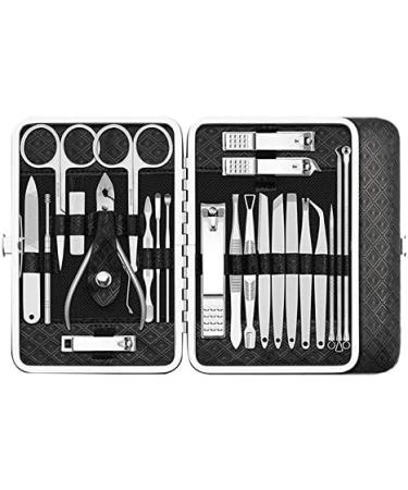 Nail Clipper Set 23 Pieces/Set of Manicure Pedicure Set Nail Clippers Set Eyebrow Trimming Acne Removal Needle Manicure Tool Nail Clipper Kit (Color : Blu) - Buy Online on GoSupps.com