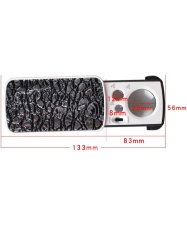 Holding Magnifying Glass Slide Out Pocket Magnifying Glass 30X 60X and 90X Multi-Power Small Portable Loupe Magnifier - Buy Online on GoSupps.com