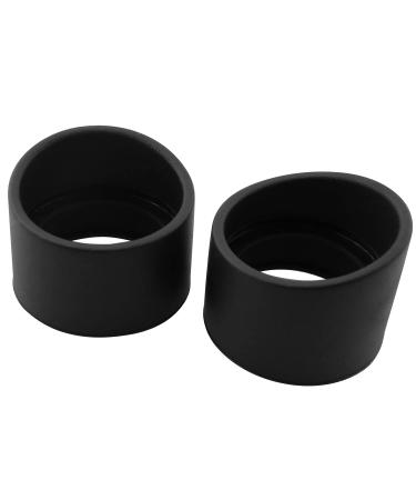 Eyepiece Cover FMHXG 1 Pair Black Rubber Eyepiece Covers Eyepiece Guards for 32-36mm Stereo Microscope for Protecting Eyes Eyeguards Eye Shields Protection