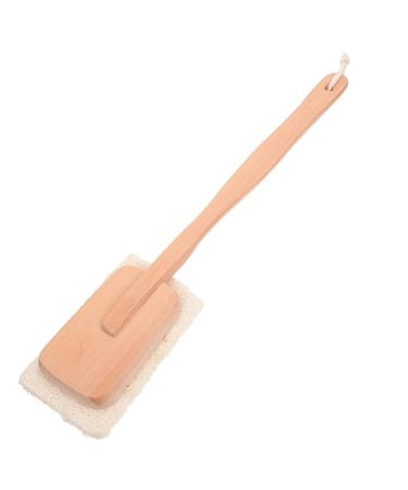 EXCEART Natural Loofah Dish Brush - Handled Bath Scrubber & Massage Sponge for Deep Cleaning - Eco-Friendly Shower Tool - Buy Online on GoSupps.com