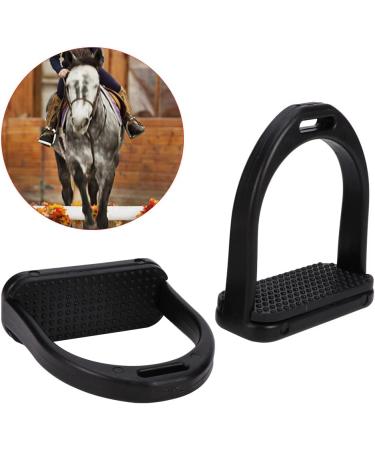 MOVKZACV Safety Stirrups 2Pcs Horse Riding Stirrups Lightweight Wide Track Equestrian Stirrups Treads with Non-slip Rubber Pad Equestrian Supplies for Childen/Adults(90 x 96 mm for Childen) - Buy Online on GoSupps.com