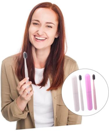 PartyKindom 6 Pcs Soft Fur Toothbrush Set - Travel-Friendly Small Toothbrushes with Eco-Friendly PP Material & Toothpaste - Buy Online on GoSupps.com