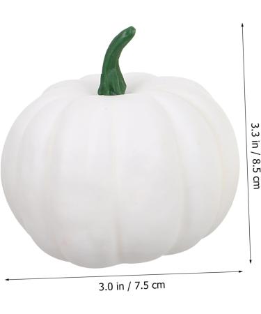 Garneck 24 Pcs Foamy White Pumpkin Halloween Decoration Halloween Prop Pumpkin Decorations Fake Pumpkin Simulation Pumpkin Halloween Pumpkin Photography Prop Artificial Supplies Whitex4pcs 8.5x7.5cmx4pcs - Buy Online on GoSupps.com