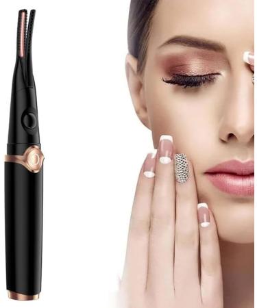 Lanko Electric Heated Eyelash Curler Mini USB Eye Lash Eyelash Curler Makeup Eyelash Curler Portable Eyelash Tool - Buy Online on GoSupps.com