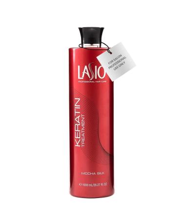 Lasio Keratin Treatment Mocha Silk 15.87 Fl. Oz. | Hydrated frizz-free hair | Infused with Cacao Oil | Reduce 90% of curls for 2b - 4c hair| Fume Free - Buy Online on GoSupps.com