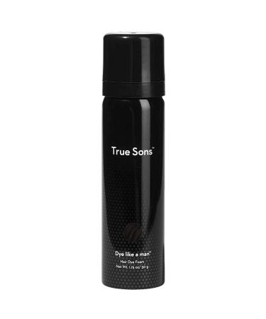 True Sons Hair Dye for Men With Instant Dye Booster Applicator for Grey Hair Color - Complete Hair Dye Kit for Natural Look - Mustache and Beard Hair Dye (1.75 oz) 4-6 Applications per Bottle (1 Bottle  Brown Black) 1.75...