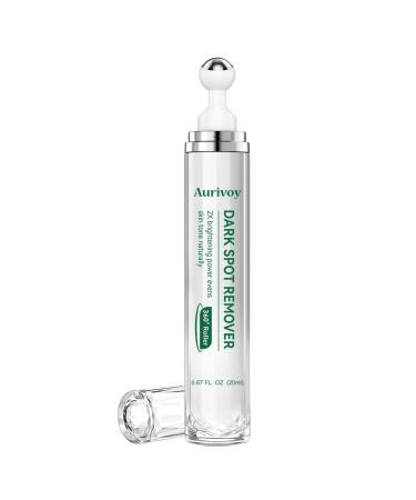 Dark Spot Remover for Face and Body - Dark Spot Corrector for Sun Spots Age Spots Freckles Melasma Brown Spot - Dark Spot Correcting Glow Serum with 360-Degree Roller 0.87 Fl Oz