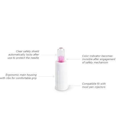 MediVena ONE-CARE 30G 5mm Safety Pen Needles (100ct) - Compatible with Most Pen Injectors - Buy Online on GoSupps.com