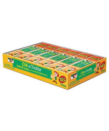 Keebler Products - Keebler - Sandwich Cracker, Club & Cheddar, 8-Cracker Snack Pack, 12 Packs/Box - Sold As 1 Box - Individually packaged. - Eight crackers per pack. - Buy Online on GoSupps.com