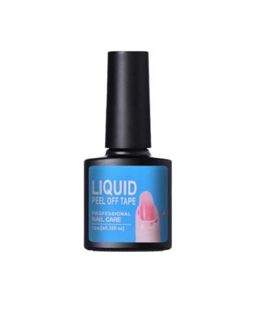 Latex Liquid Nail Simple Peel off Cuticle Guard for Nail Nail Art Latex Tape Peel Off Liquid Nail Polish Barrier White Nail Cuticle Guard Skin Protector Palisade