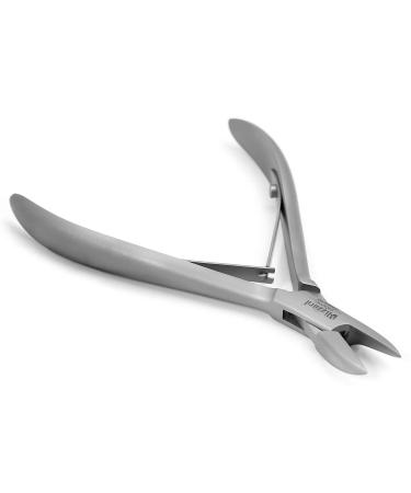 Diabetic Nail Clippers for Men with Thick Ingrown Toenails Blizzard Podiatrist Toenail Clipper Set German Forged 5 inch Straight Head Nail Cutter 13cm - Straight Head