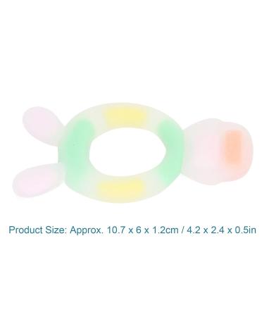 Buy Infant Teething Toy - Dishwasher Safe Flexible Rubber Teether for Newborns - Food Grade - Pink - Buy Online on GoSupps.com