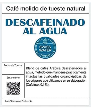  El Criollo MOULU Decaffeinated Water Coffee - El Criollo Coffees | Gourmet Coffee 100% Arabica and Natural Roast | Pack of 4x250 gr (1 kg) - Buy Online on GoSupps.com