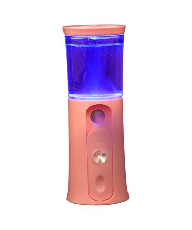 WOONEKY 1 Set Hydrating Instrument Portable Facial Mini Facial Mister Face Steamer Handy Sprayer Pink Abs 12X4.5X4.3cm