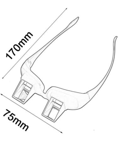 Buy Prism Glasses | Lazy Glasses for Reading & TV | 90 Degree Horizontal Spectacles for Comfortable Bed & Sofa Use - Buy Online on GoSupps.com
