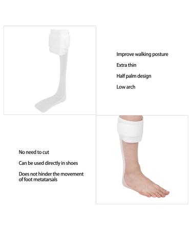 ZJchao Drop Foot Correction Support - Ultra Thin Ankle Foot Orthosis for Weak Muscles & Ankle Pronation - Stroke Rehabilitation (S-Right) | International Shipping - Buy Online on GoSupps.com