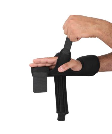 SoulGenie GuardNHeal Boxer Finger Splint - Padded Support Brace with Removable Splint for Boxer's Fracture - Little and Ring Finger Protection - Large - Fits Left or Right Hand - Pack of 1 - Buy Online on GoSupps.com