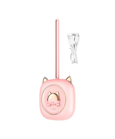 Rechargeable Hand Warmer USB Fast Charging Hand Warmer with Cat Shape Hands Care Products for Riding Working Traveling Camping Skiing Fishing Pink Color