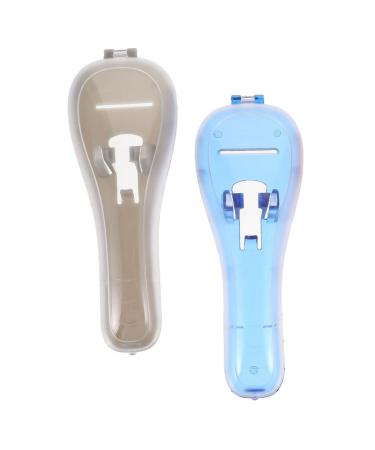 NUSITOU 2 Series-Box Razor Storage Box Razor Hobel Bag Pasher Pocket Electrician Razor Fall Travel Setu for Safety Razing Electrical Cycle Set Razor Box STK 16.5x6x3.5cm Blue Gray