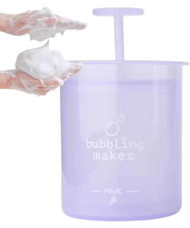 Face Wash Foamer Manual Bubble Foamer Quick Foam Ergonomic Facial Cleansing Tool Skincare Cleanser Foam Maker for Travel Household Purple - Buy Online on GoSupps.com