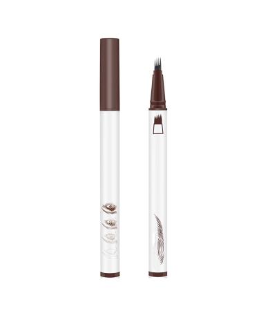 Eyebrow Pencil with 4 Fork Tip Eyebrow Contouring Pen Brow Pencils for Women Makeup Eyebrow Pen Pencil (Brown)