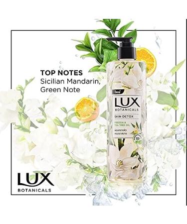  Lux 2 x Lux Botanicals Skin Detox Shower Gel (450ml) | Freesia and Tea Tree Oil | Full of Natural Shine - Buy Online on GoSupps.com