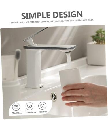 Hoement Travel Washbeaker & Toothbrush Cup - Ultimate Travel Toothbrush Storage & Suitcase Organizer - Buy Online on GoSupps.com