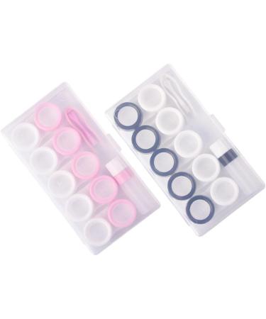 Buy Healvian 8 Sets Contact Lens Storage Box - Travel-Friendly Colored Cases for Safe & Organized Lens Storage - Buy Online on GoSupps.com