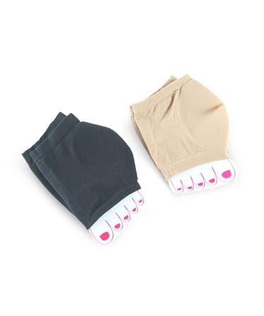 VINTORKY Foot Sock Heel moisturizing Sock Dry feet Socks Heel Protectors for high Heel Shoes Black Heel spa Socks Cracked Heel Socks Heel Sleeves for Cracked Heels Black Gel Damping Insole