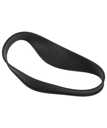 Barber Tools Curved Silicone Barber Tape Collar Shaving Template and Hair Trimming Guide Barber Tools Men's Grooming Accessories (Black)