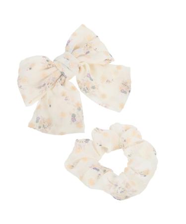 FRCOLOR 1 Set Hair Accessories Satin Scrunchies Hair Scrunchy Elastics Ponytail Holder Hair Ties Sequins Headband Bobbles Bands Sequin Outfit Bowknot Barrette Bow Style Mesh Girl