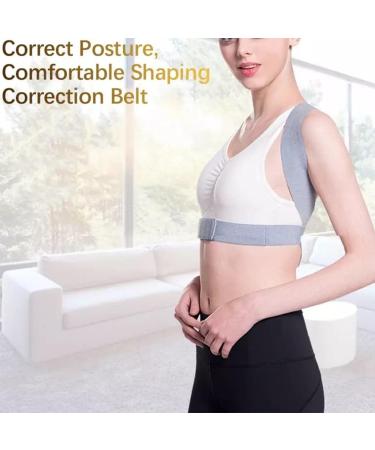 ZUIAI Adjustable Posture Corrector Back Shoulder Straighten Orthopedic Brace Belt Clavicle Spine Support(M) Medium As Shown - Buy Online on GoSupps.com