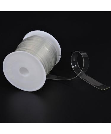 TIMESETL Clear Elastic Strap 3/8 - 11 Yards | Lightweight Invisible Stretchy Transparent Elastic for DIY Bra, Lingerie, Swimwear - Buy Online on GoSupps.com