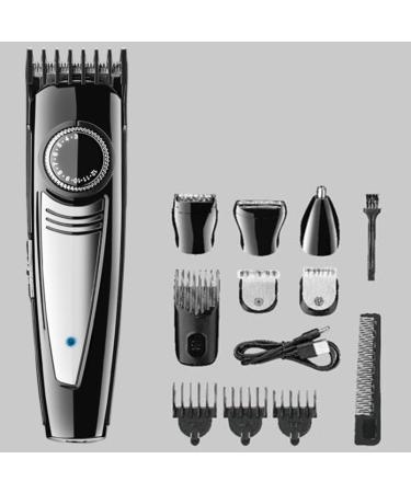 All-in-One Hair Cutting Tool & Grooming Kit for Men | Adjustable Clipper Beard Trimmer & Electric Shaver - International Shipping Available - Buy Online on GoSupps.com